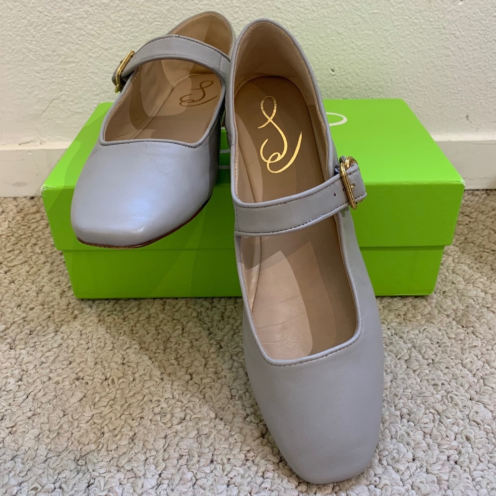 Sam Edelman Maryjanes Michaela grey sz 8